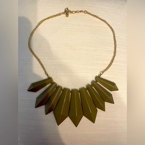 Zara gold and khaki Color necklace